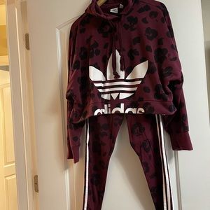 Adidas Originals Women’s Logo Hoodie & Legging Set